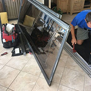 sliding glass door frame repair Home Gardens